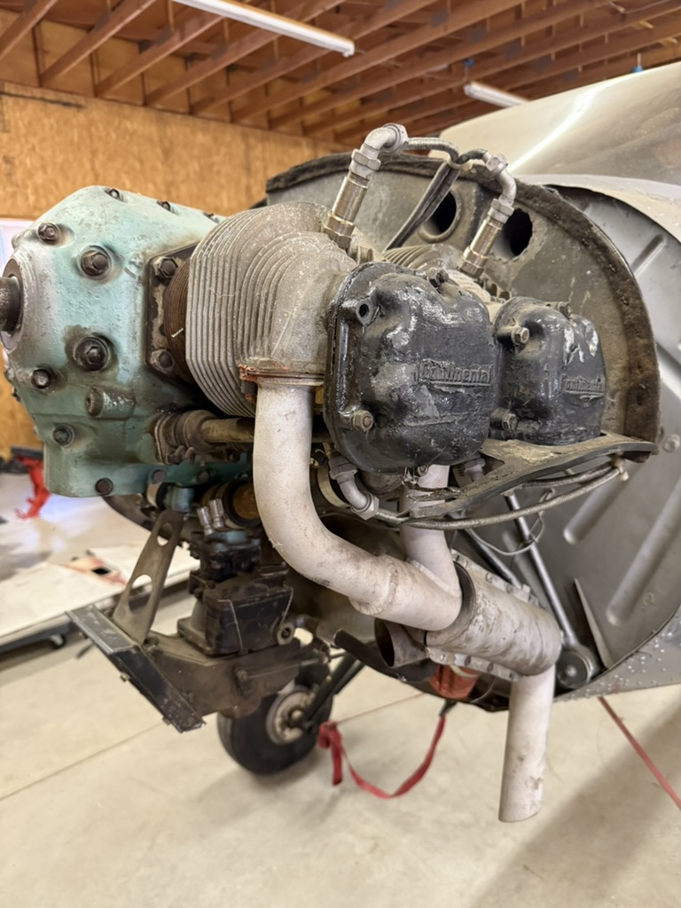 Radial engine overhaul in progress